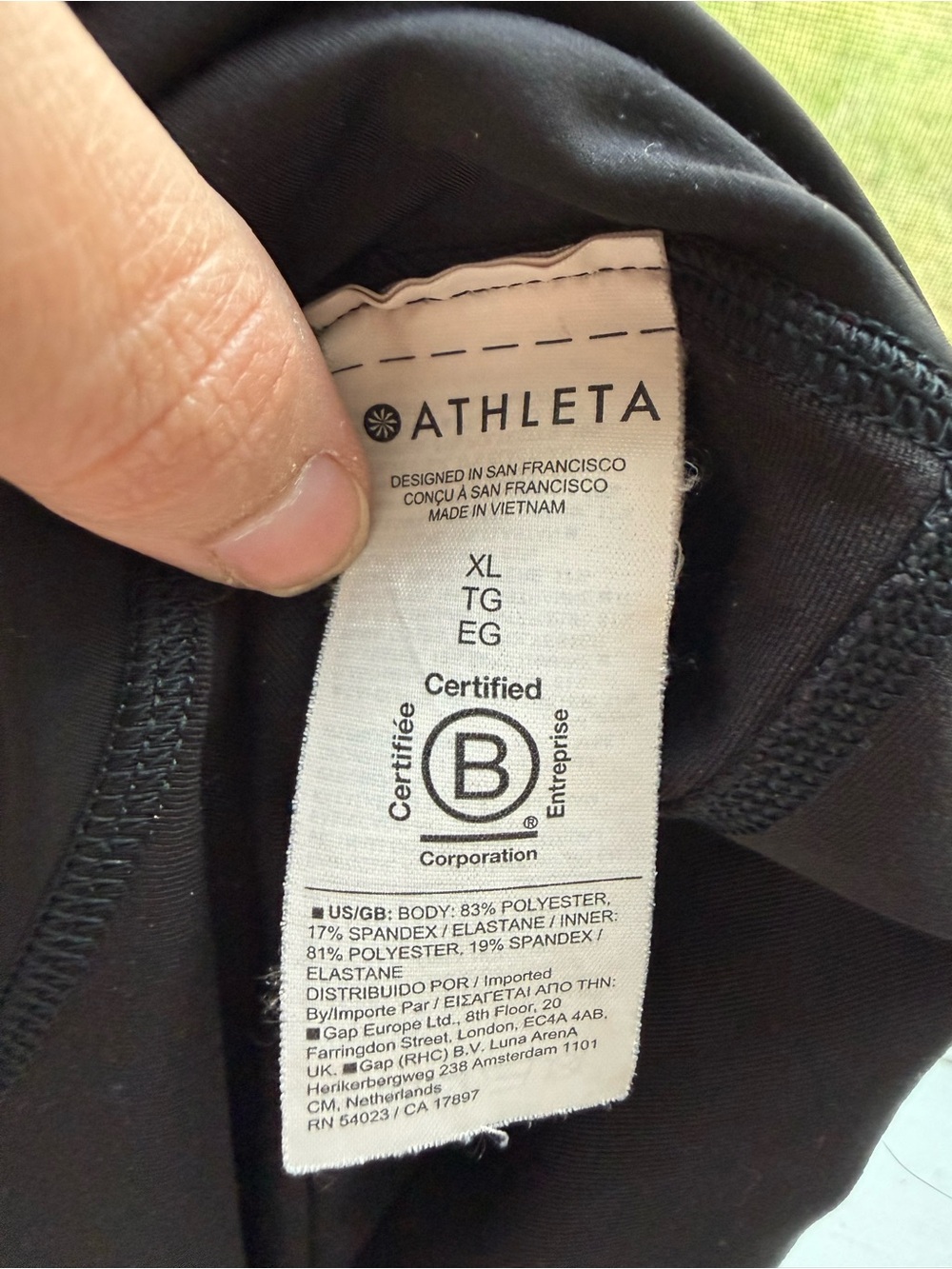 Athleta Ace High-Rise 13 1/2 Tennis Skort Black Size XL - Picture 7 of 11